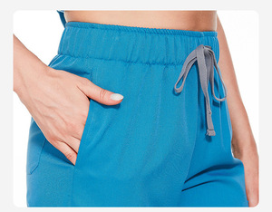 ชุดผ้าฟอกสำหรับผ่าตัดผ้าเรยอนระบายอากาศได้ดีไซส์ XL ออกแบบโลโก้ได้ตามต้องการชุดเครื่องแบบโรงพยาบาลพิมพ์ลายสำหรับแพทย์พยาบาล - Product Image 4