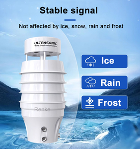 Mini Niedriger Preis Ultraschall Anemometer Wetters tation kleiner Wind geschwindigkeit richtungs sensor RS485 Ausgang - Product Image 5