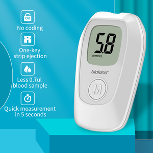 सस्ती मधुमेह का पता लगाने वाले चिकित्सा रक्त ग्लूकोज मीटर की निगरानी करने वाले नि: शुल्क - Product Image 4