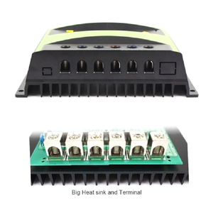 60A güneş şarj kontrol cihazı ile LCD ekran, güneş şarj regülatörü, ışık kontrolü zamanlama fonksiyonu FSC1224-60 - Product Image 3