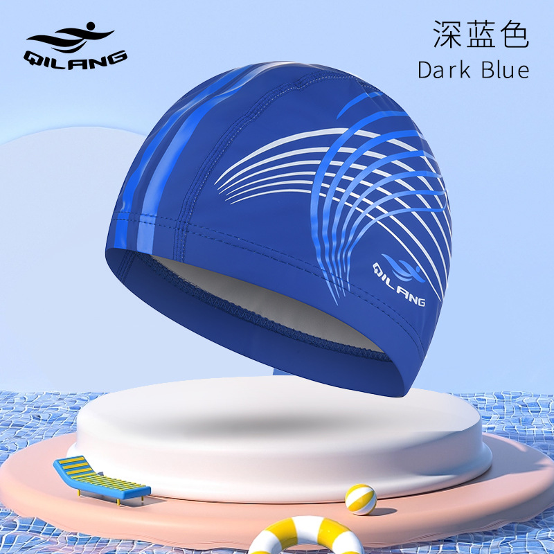 PU cap - navy blue