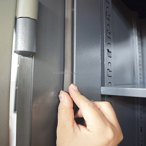 פלדה מתכווננת מדפי פלדה מתכוונן אש תיוק מתכת מחסן אחסון קבצים ארון - Product Image 5