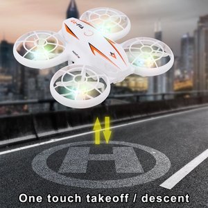 Mini Drones Quadcopter 2.4g Kids Aircraft Toys Model 8min Fly 360 Degree Flip One Key <strong>Return</strong> Kids Safe Drone Altitude Hold UAV - Product Image 5