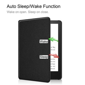 Kindle Paperwhite 12 12th Generation 20247インチカバー用スリム軽量ファブリックテクスチャレザーケース、自動スリープウェイク付き - Product Image 4