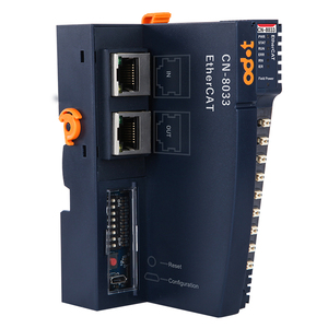 PLCリモートIO制御用の32スロットを備えたIOアダプターEtherCATカプラー、最大。1024バイトの入力および出力 - Product Image 1