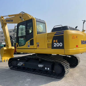 Quasi nuovo usato <span class=keywords><strong>Komatsu</strong></span> <span class=keywords><strong>PC200</strong></span> escavatore 20 Ton grande cingolato escavatore per la costruzione con l'alta qualità per la vendita a Shanghai - Product Image 1
