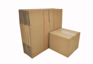 25*25*20cm Single Wall Corrugated Cartons Paper Boxes with Customized Print Economical Custom Logo Design Square Packaging <strong>Box</strong> - Product Image 5