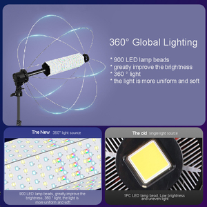 LED rgb Video Light Photography Lighting Kit con lanterna Soft box dimmerabile Studio illuminazione a uscita continua 3200K-5600K - Product Image 4