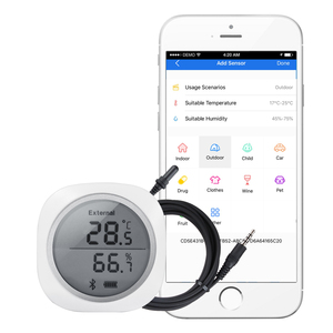 IBS-TH1 Blue Tooth Digital Thermo Hygrometer <strong>Temperature</strong> and Humidity <strong>Data</strong> <strong>Logger</strong> with NTC <strong>External</strong> Probe - Product Image 1