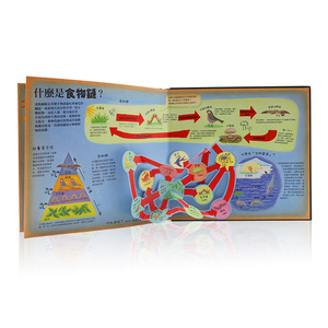 OEM彩色3D装帧故事书立体弹出打印书幼儿学习 - Product Image 6