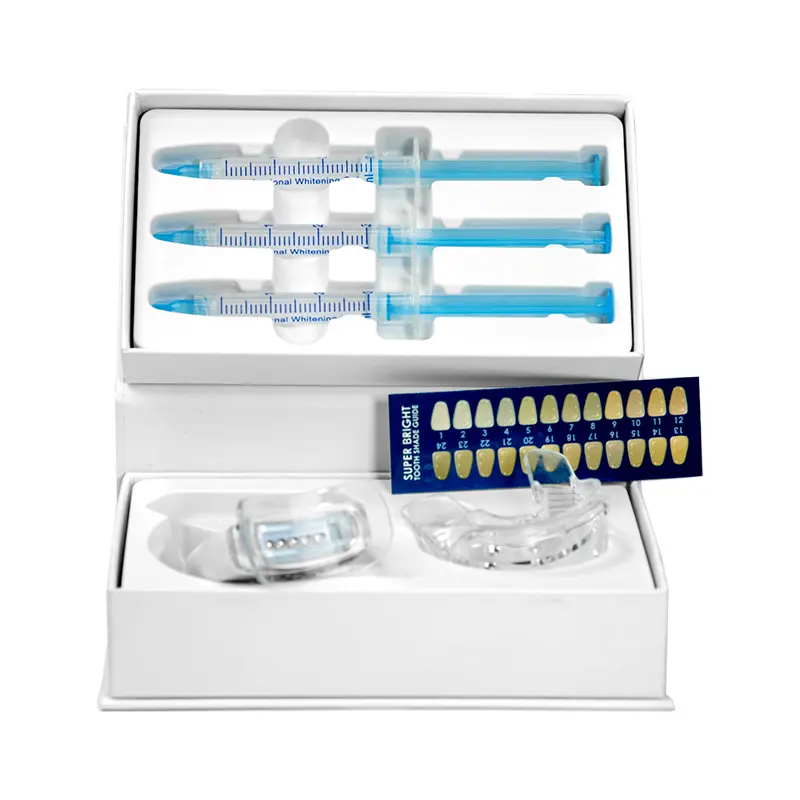 Kit de clareamento dental luxuoso, kit branqueador de dentes com zoom branco, kit de clareamento dos dentes, uso doméstico, kit de clareamento dos dentes