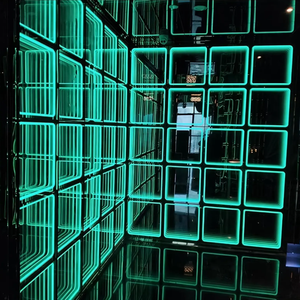 パーソナライズされた輝く寝室装飾カスタムインフィニティミラーLEDオープンネオンサインライト店舗用 - Product Image 3