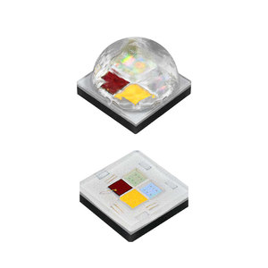 1つのRGBW CreeXPL 3535 10W LedチップダイオードスターPCBはんだ16mmアルミニウム基板で1Aドライブ電流赤緑青白 - Product Image 2
