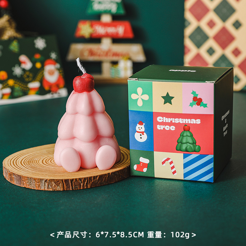 Sapin de Noël Pomme Rose (Parfum : Genévrier)