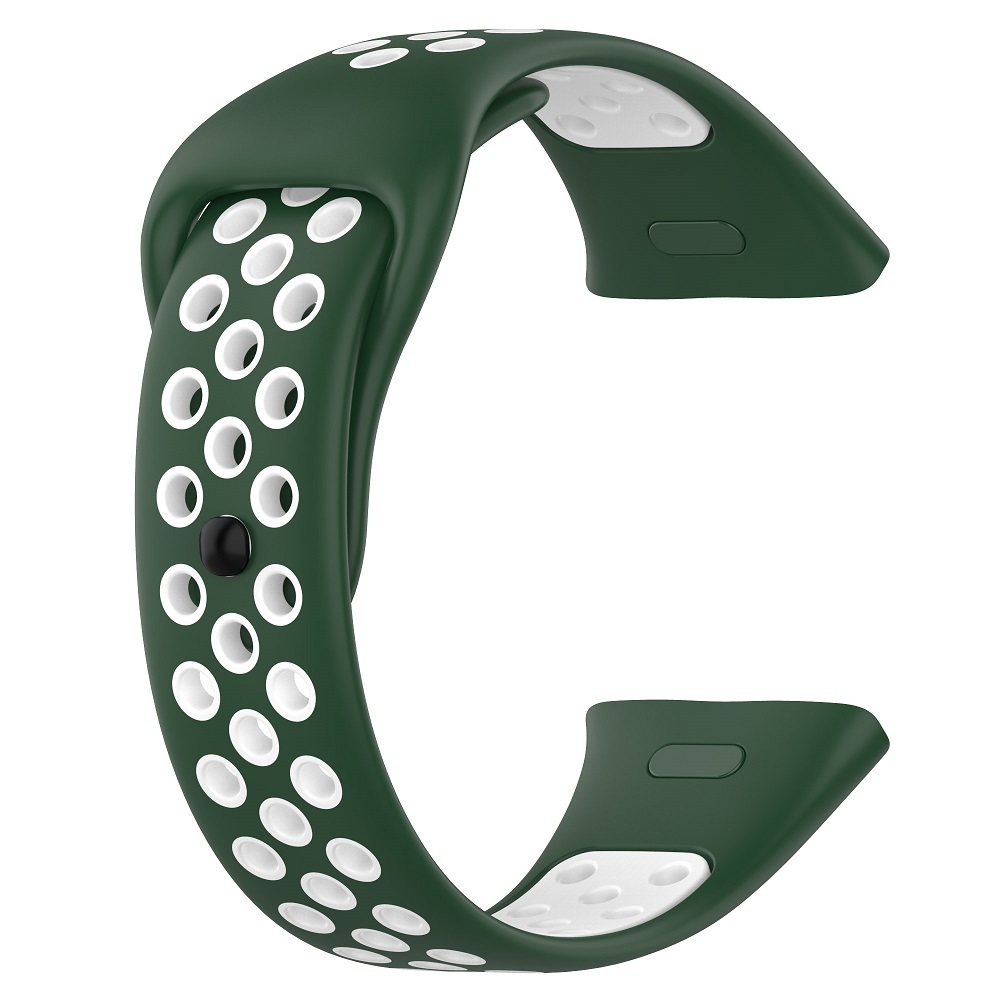 Dark green-white