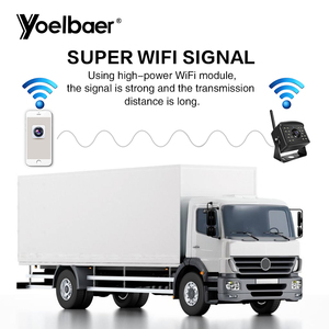 Cámara de respaldo WiFi para vehículos, videocámara inalámbrica para autobús/furgoneta/caravana/remolque/camión/autocaravana, funciona con dispositivos Ios/Android, aplicación WIFI - Product Image 6