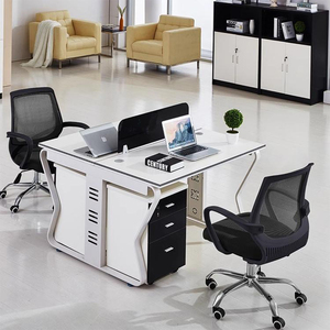 现代模块化办公隔间工作站可转换木制家具，供2 4 6 8人家庭办公使用 - Product Image 4