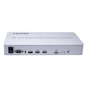 HDMI视频墙控制器2x2，带播放器视频墙处理器USB输入4K/30Hz 3840x2160，用于视频会议 - Product Image 2
