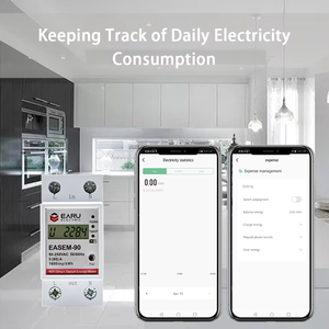 Interruttore intelligente AC 220V 80A Timer energia kWh voltaggio corrente misuratore di protezione vocale telecomando interruttore WSEM-90V - Product Image 5