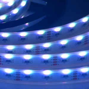 SMD020 цифровая светодиодная лента высокой интенсивности Водонепроницаемая RGB Адресуемая программируемая без мерцания мягкая светлая декоративная лента - Product Image 4