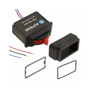 PCB <strong>Switches</strong> TW01RED1 Analog Hall Effect <strong>TW</strong> Navigation <strong>Switch</strong> Joystick Thumbwheel 1-Axis Panel Mount TW01-RED1 Wire Leads - Product Image 1
