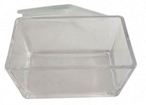 MSLSDT01 <strong>Laboratory</strong> <strong>Use</strong> Glass <strong>Microscope</strong> <strong>Slide</strong> Staining Dish Tray Lid Cover - Product Image 3