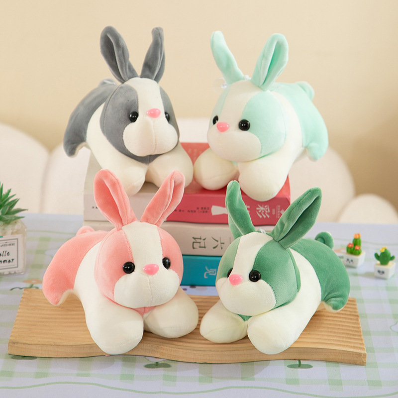 Lying rabbit-color random-22cm