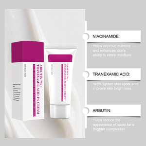 7% Arbutine & 4% Acide Tranexamique Crème Visage Hydratant Blanchissant Correcteur Taches Noires Niacinamide Tous Types de Peau - Product Image 4