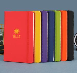 Wholesale Custom A5 <strong>Elastic</strong> Strap Pu Journal Diary <strong>Notebook</strong> <strong>Printed</strong> Brand Logo Diary Notepad Note Book PU Leather <strong>Notebook</strong> - Product Image 2