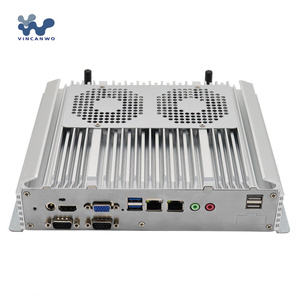 VINCANWO BPC-102 Mini Computer i7 Fanless Industrial Windows 10 J1900 incorporato PC con Linux usato i3 processore