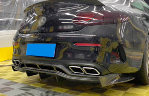 C63 W205 Carbon Fiber Achterdiffusor PSM-stijl Passend voor Mercedes Benz W205 Coupé Sedan C63 AMG C63S 2015-2017 - Product Image 2