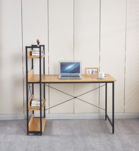 Tavolo da studio con struttura in ferro semplice da 120cm nuovo Design durevole e assemblato per bambini scrivania da Computer per soggiorno - Product Image 1