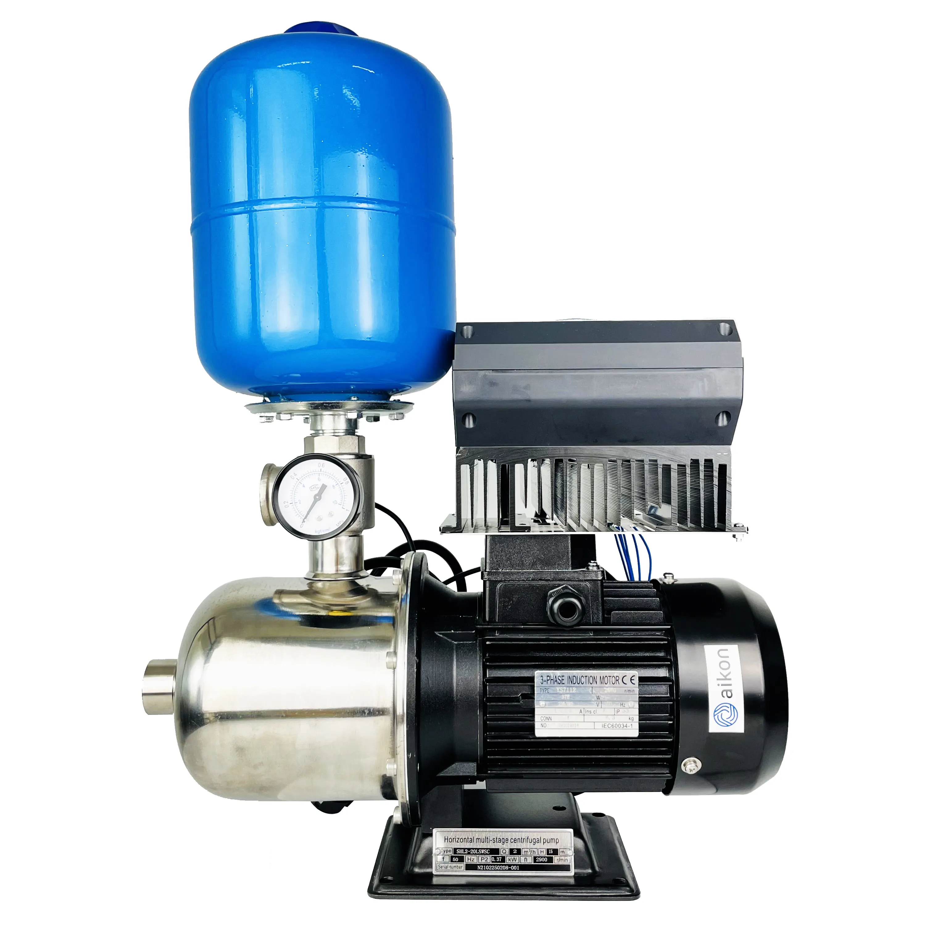 Inteligente VFD controlado 5 hp doméstico horizontal água pressão booster bomba para uso doméstico irrigration