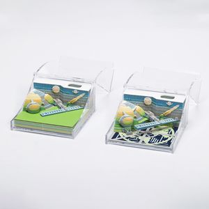 Juego de Bloc de notas de hojas sueltas con diseño de astronauta de la serie Space cortado con láser 3D personalizado - Product Image 2