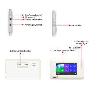 Daytech TA03 <strong>Android</strong> and <strong>IOS</strong> APP Smart <strong>Control</strong> Touch Screen 433Mhz GSM Smart Wireless Wifi Home <strong>Security</strong> <strong>Alarm</strong> System - Product Image 2