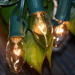 <strong>C</strong> type Festival <strong>String</strong> Light With Dorecation Gutter Clip Or Stake Lighting <strong>String</strong> with Fused Plug - Product Image 2