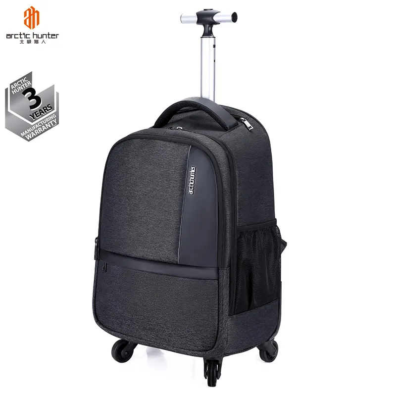 Mochila impermeable de 4 ruedas con ruedas de nailon, mochila de viaje para ordenador portátil, escolar, 2021