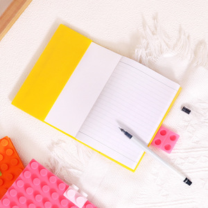 Cuaderno de silicona personalizado de fábrica con logotipo de impresión Bloques de construcción A5 A6 Cuaderno de diario - Product Image 5
