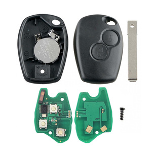 พวงกุญแจรีโมทสำหรับ Renault Kangoo II CLIO Iio III ที่เก็บฝุ่น Modus twingo Dacia Logan 2ปุ่ม433MHz ชิป PCF7947กุญแจหัวใจ - Product Image 5