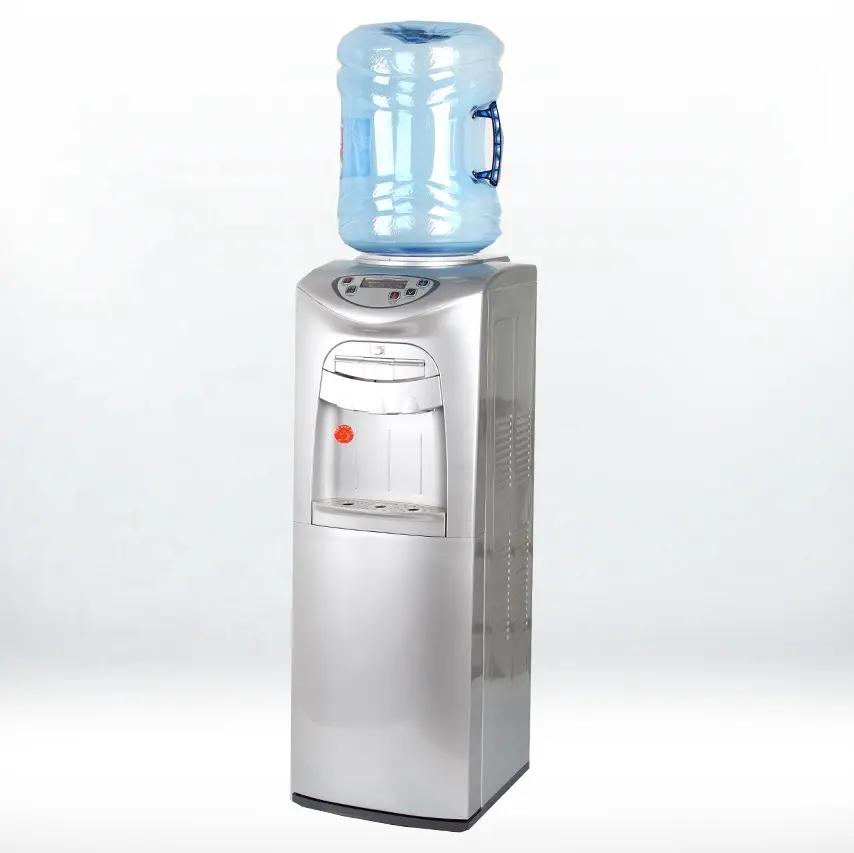 Dispensador de agua RO independiente Blanco/gris con refrigerador para oficina