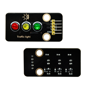 Progetti elettronici DIY STEM modulo semaforo opzionale con (out) Shell modulo ad alta luminosità LED semaforo per Arduino