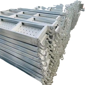 Andamio de forma de acero, andamio de escalera, construcción móvil, marco de paso Soldado Tubular, andamio galvanizado ajustable - Product Image 1