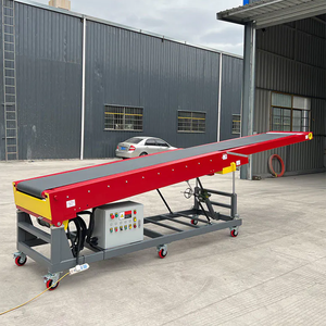 Transportador de correa de descarga de carga de camiones portátil y extensible para transportadores de contenedores de almacén Categoría de producto - Product Image 5