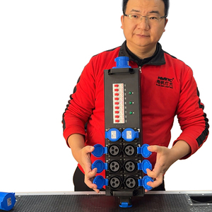 Portable Mini Power Distributor 9 Road Waterproof 16A <strong>Output</strong> &amp; 16A 3pin <strong>Input</strong> for Various Applications - Product Image 4