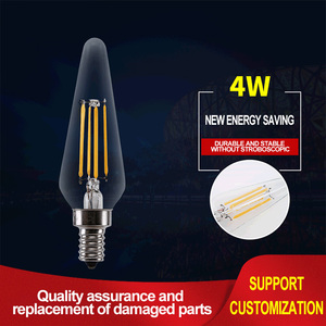 Factory Direct Sale Smart Light Filament C32 220V <strong>E14</strong> <strong>4w</strong> <strong>Led</strong> Candle Light Bulb Lamp With Tail <strong>Led</strong> Bulb Lights - Product Image 4