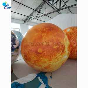 Yüksek kaliteli dev şişme gezegenler lamba ile şişme gezegenler seti özelleştirilmiş renkli şişme gezegen - Product Image 4