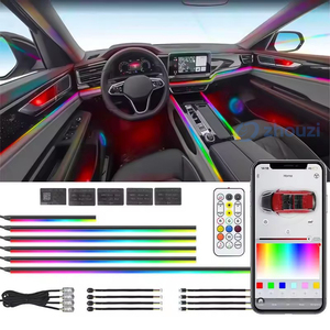 18 in 1 RGB for Symphony <strong>LED</strong> Strip Light <strong>Kit</strong> New Condition for 1/10 1/<strong>6</strong> Car Ambient Interior Decoration - Product Image 1