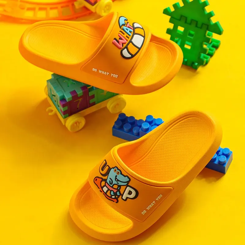 Sandálias e chinelos infantis, sandálias e chinelos para crianças, uso ao ar livre, calçados para banho, macios, banheiro, meninos e meninas, chinelos de pvc, verão, personalizado