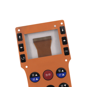 Tastiera a membrana tattile flessibile in <span class=keywords><strong>Silicone</strong></span> e metallo pulsante interruttore flessibile per elettrodomestico pannello di controllo tastiera in gomma - Product Image 3