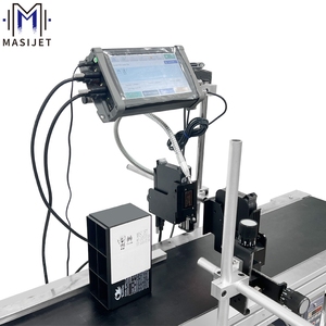QR Code, Batch Number, Logo, Expiration Date, <strong>Coding</strong> Machine, Multilingual Industrial TIJ Continuous Inkjet Printer MASIJET